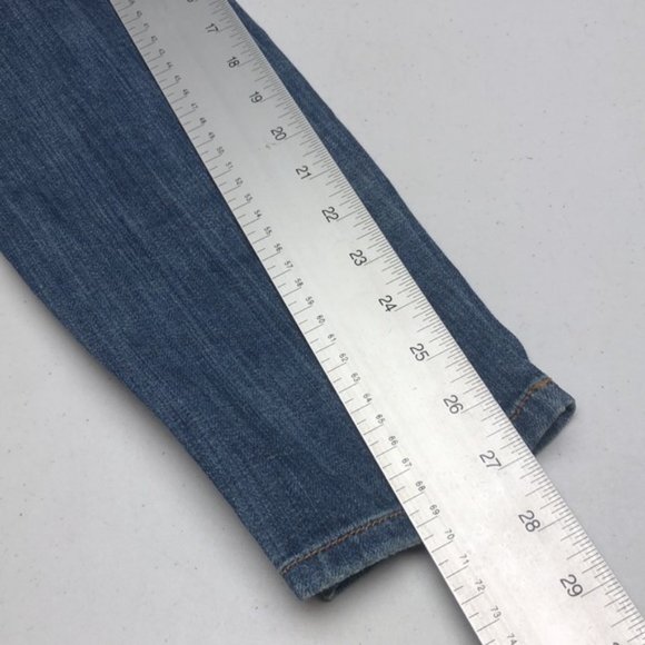 DESIGNER CURRENT/ELLIOT DISTRESS SKINNY 26x27 JEANS 🦋 - Picture 9 of 10